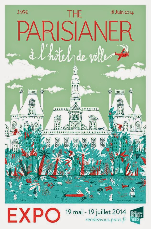 La Belle Illustration The Parisianer, exposition à L’Hôtel de Ville de