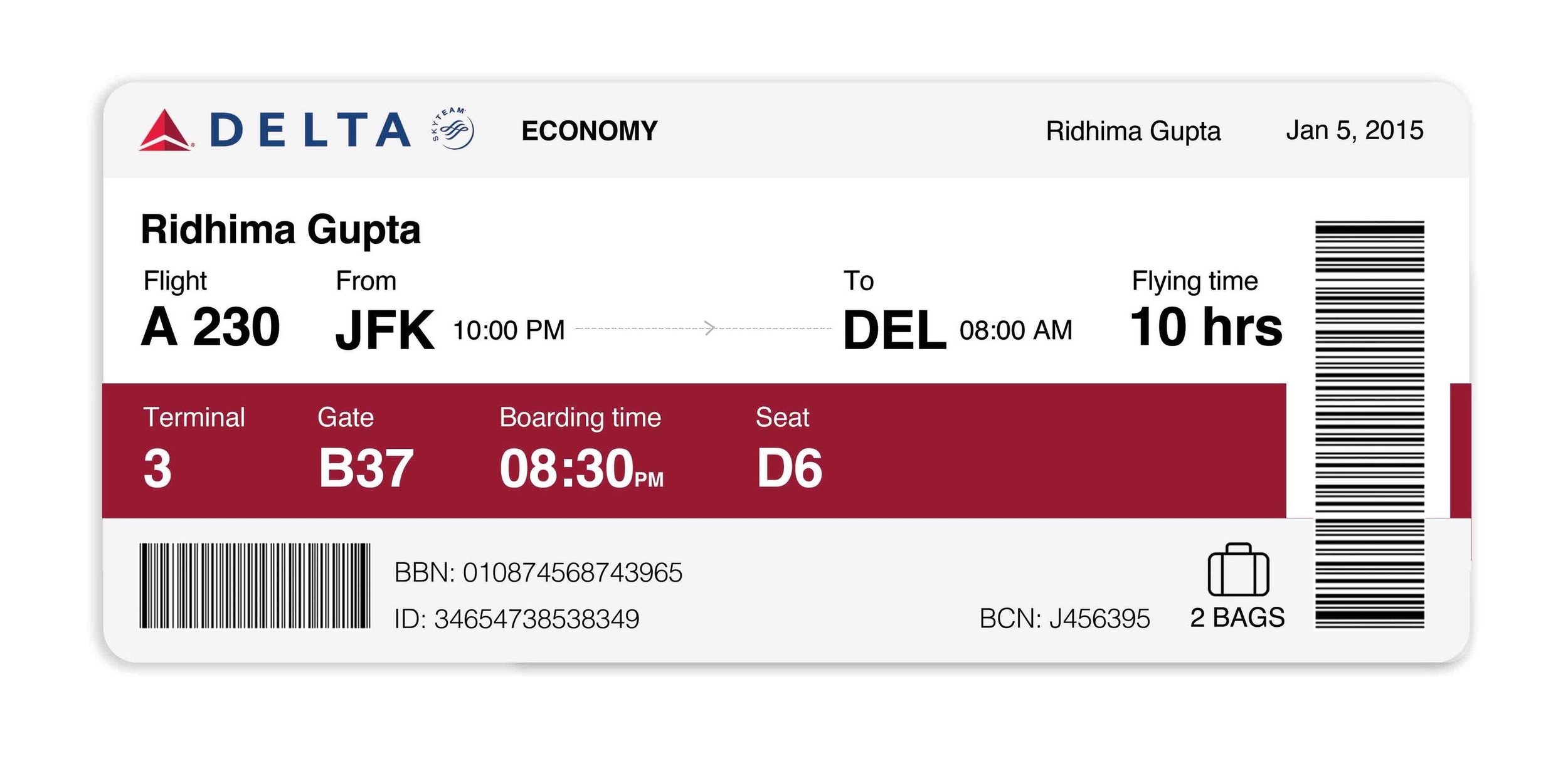 Reimagining the Delta Ticket — Ridhima Gupta